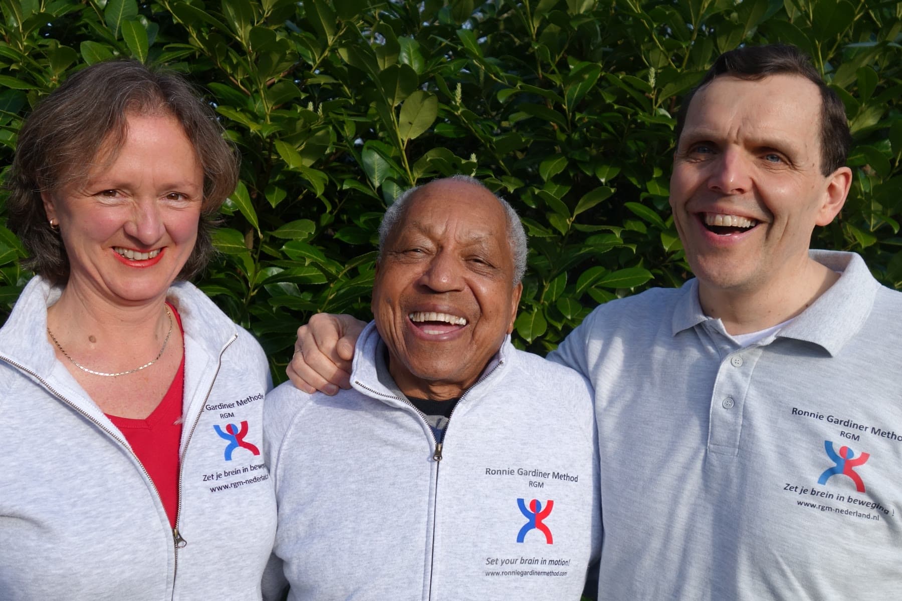 Mariken Jaspers, Ronnie Gardiner and André de Jong